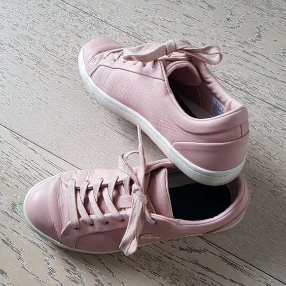 Lacoste pink leather sneakers - Picture 4 of 5